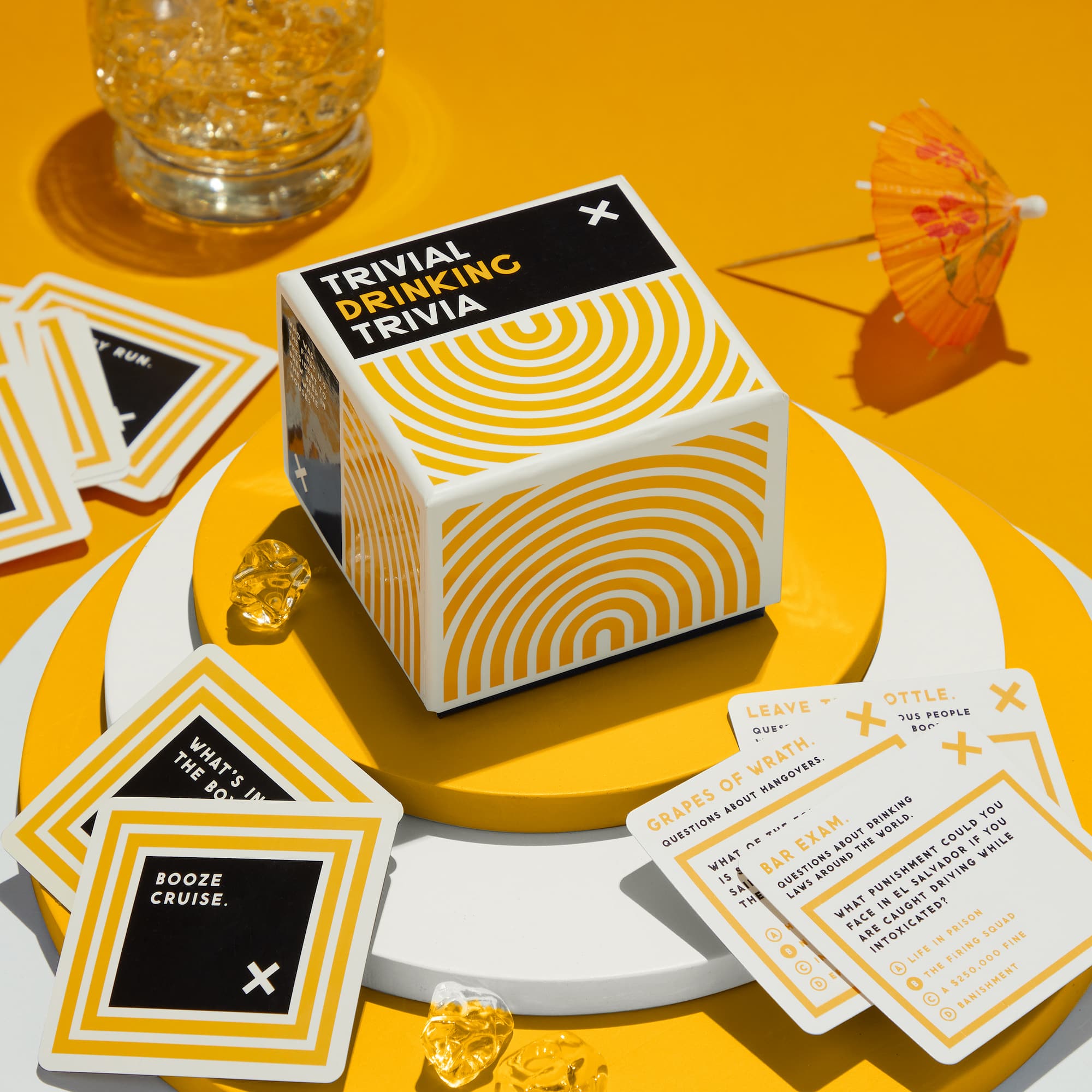 Trivial Drinking Trivia | Brass Monkey Game | Galison