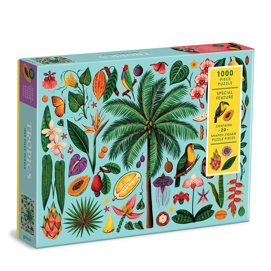 Tropics 1000 Piece Puzzle with Shaped Pieces 1000 Piece Puzzles Raxenne Maniquiz 