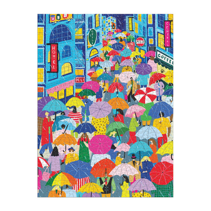 Umbrella Lane 1000 Piece Puzzle | Galison