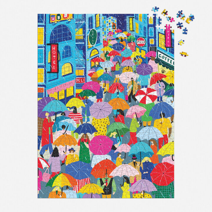 Umbrella Lane 1000 Piece Puzzle Puzzles Jonathan Adler 