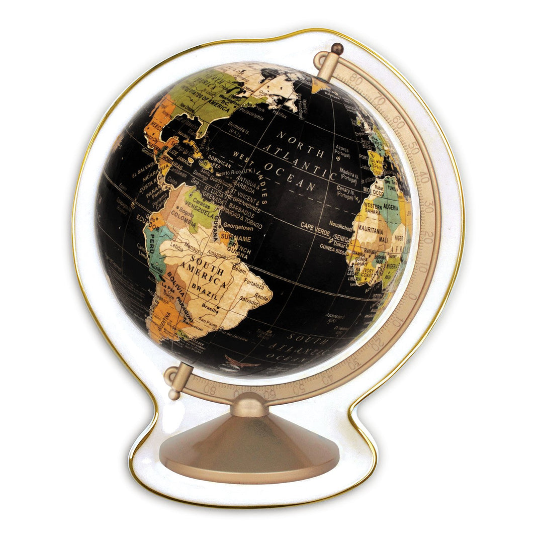 Vintage Globe Shaped Medium Porcelain Tray Porcelain Trays Galison 