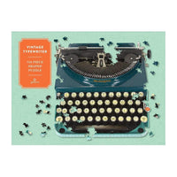 Vintage Typewriter 750 Piece Shaped Puzzle 750 Piece Puzzles Galison 
