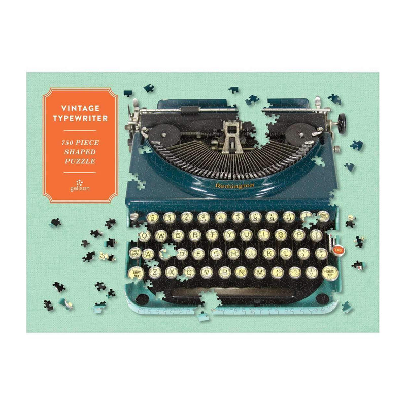 Vintage Typewriter 750 Piece Shaped Puzzle 750 Piece Puzzles Galison 