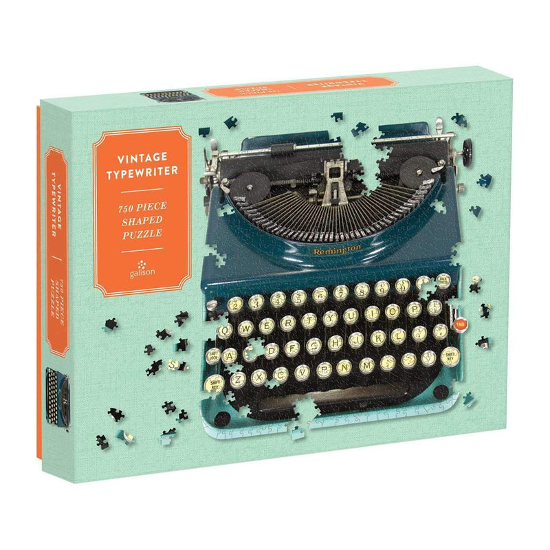 Vintage Typewriter 750 Piece Shaped Puzzle 750 Piece Puzzles Galison 
