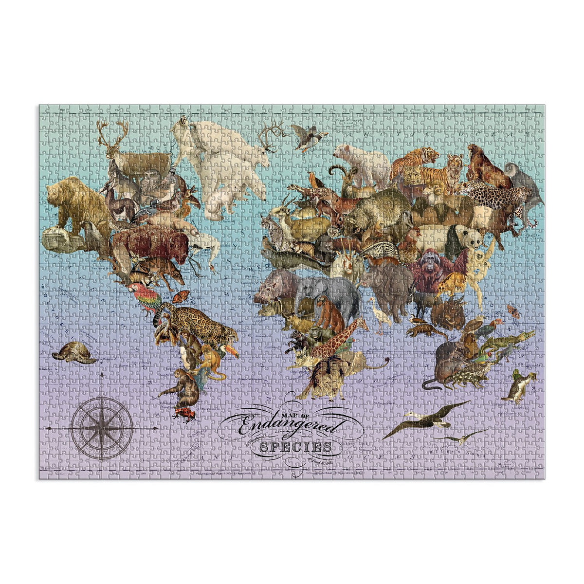 Wendy Gold Endangered Species 1500 Piece Jigsaw Puzzle 1500 Piece Puzzles Wendy Gold 