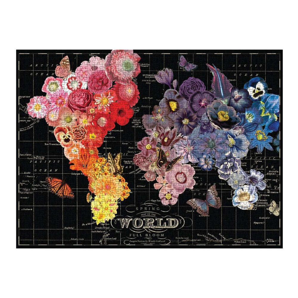 Wendy Gold Full Bloom 1000 Piece Puzzle 1000 Piece Puzzles Galison 