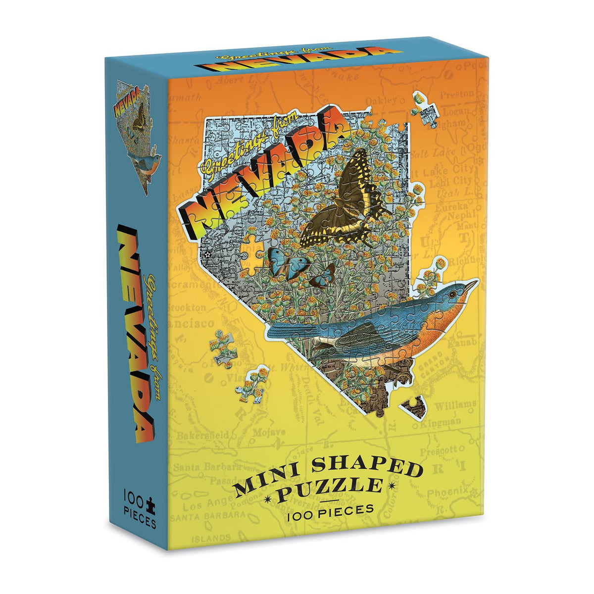 Wendy Gold Nevada Mini Shaped Puzzle Mini-Shaped Puzzles Wendy Gold Collection 