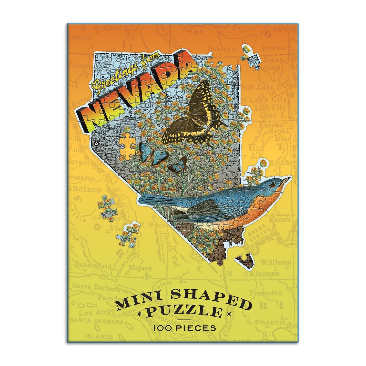 Wendy Gold Nevada 100-Piece Mini Puzzle | Galison