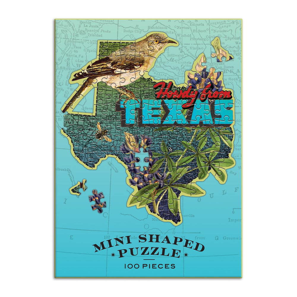 Wendy Gold Texas Mini Shaped Puzzle Mini-Shaped Puzzles Wendy Gold Collection 