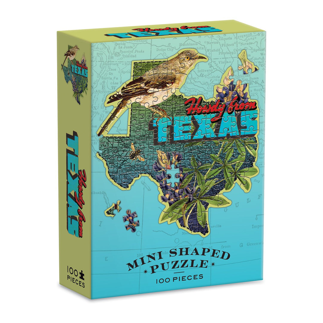 Wendy Gold Texas Mini Shaped Puzzle Mini-Shaped Puzzles Wendy Gold Collection 