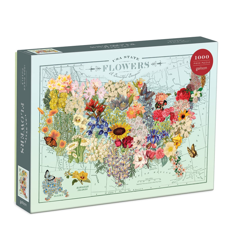 Wendy Gold USA State Flowers 1000 Piece Jigsaw Puzzle 1000 Piece Puzzles Wendy Gold Collection 