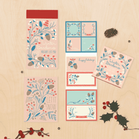 Winter Gardens Book of Labels Holiday Labels Galison 