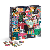 Wintry Cats 500 Piece Puzzle Puzzles Angela Rozelaar 