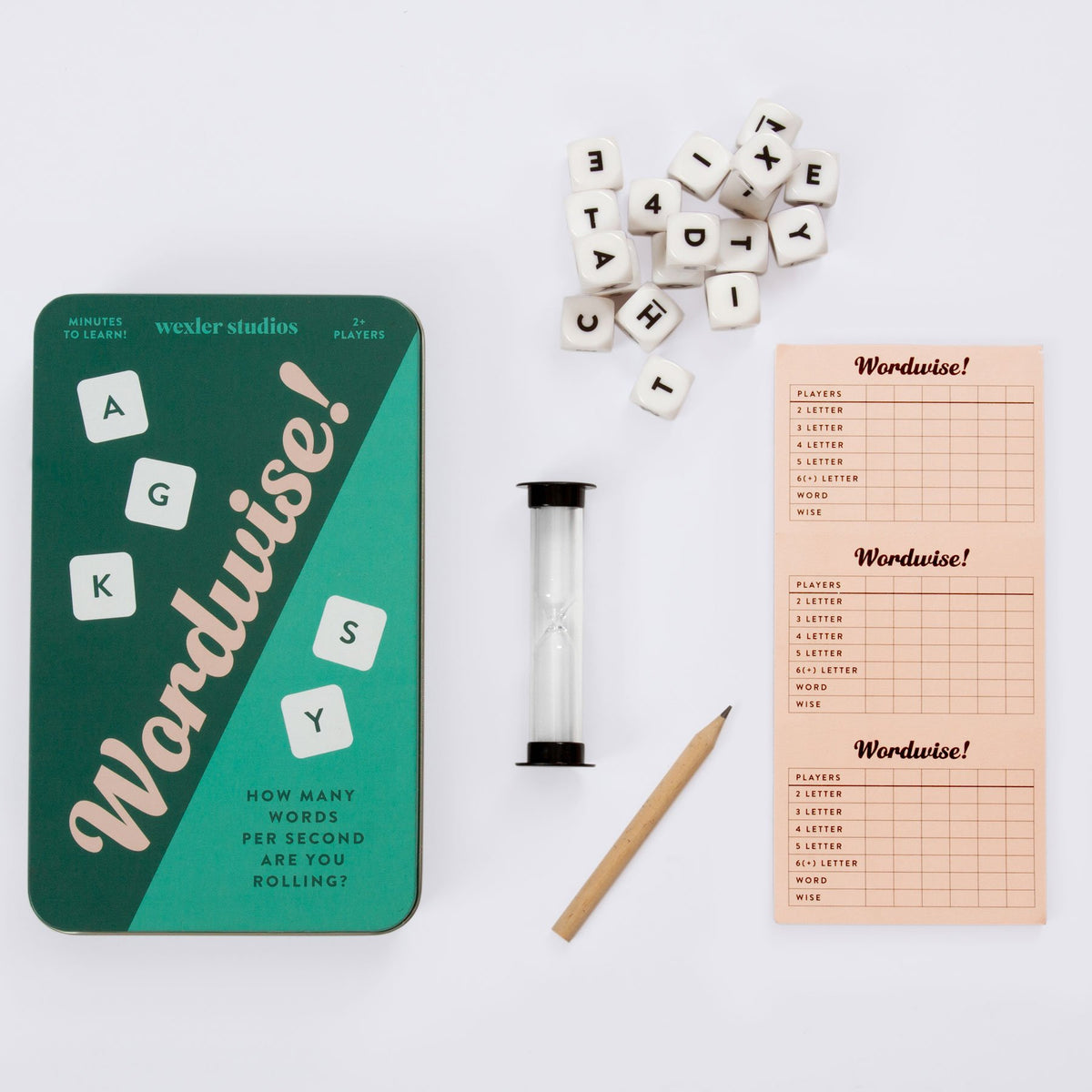 Wordwise! Dice Game Board Games Wexler Studios 