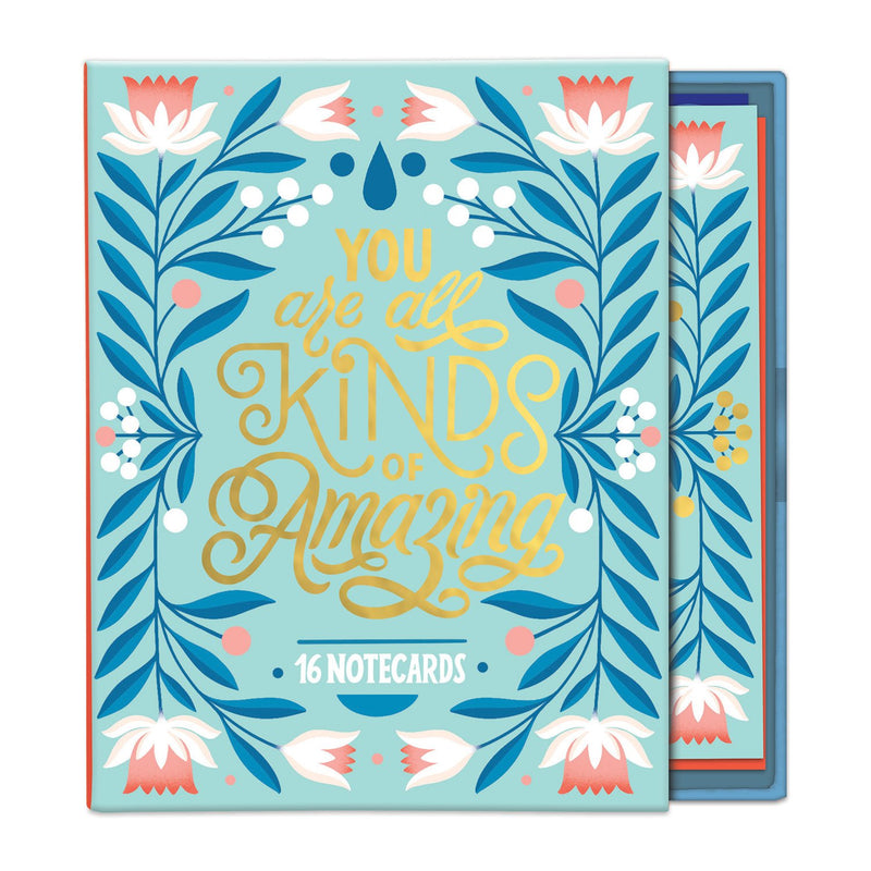 You Are All Kinds of Amazing Greeting Assortment Notecard Box Greeting Cards Galison 