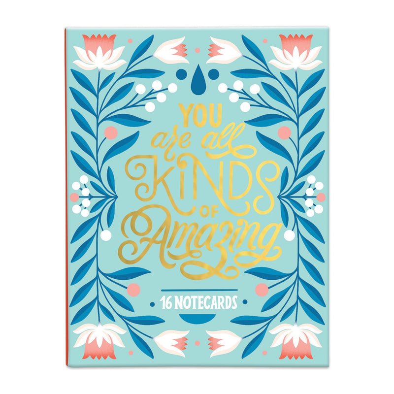 You Are All Kinds of Amazing Greeting Assortment Notecard Box Greeting Cards Galison 
