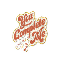 You Complete Me 100 Piece Mini Shaped Puzzle 100 Piece Puzzles Brass Monkey 