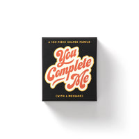 You Complete Me 100 Piece Mini Shaped Puzzle 100 Piece Puzzles Brass Monkey 