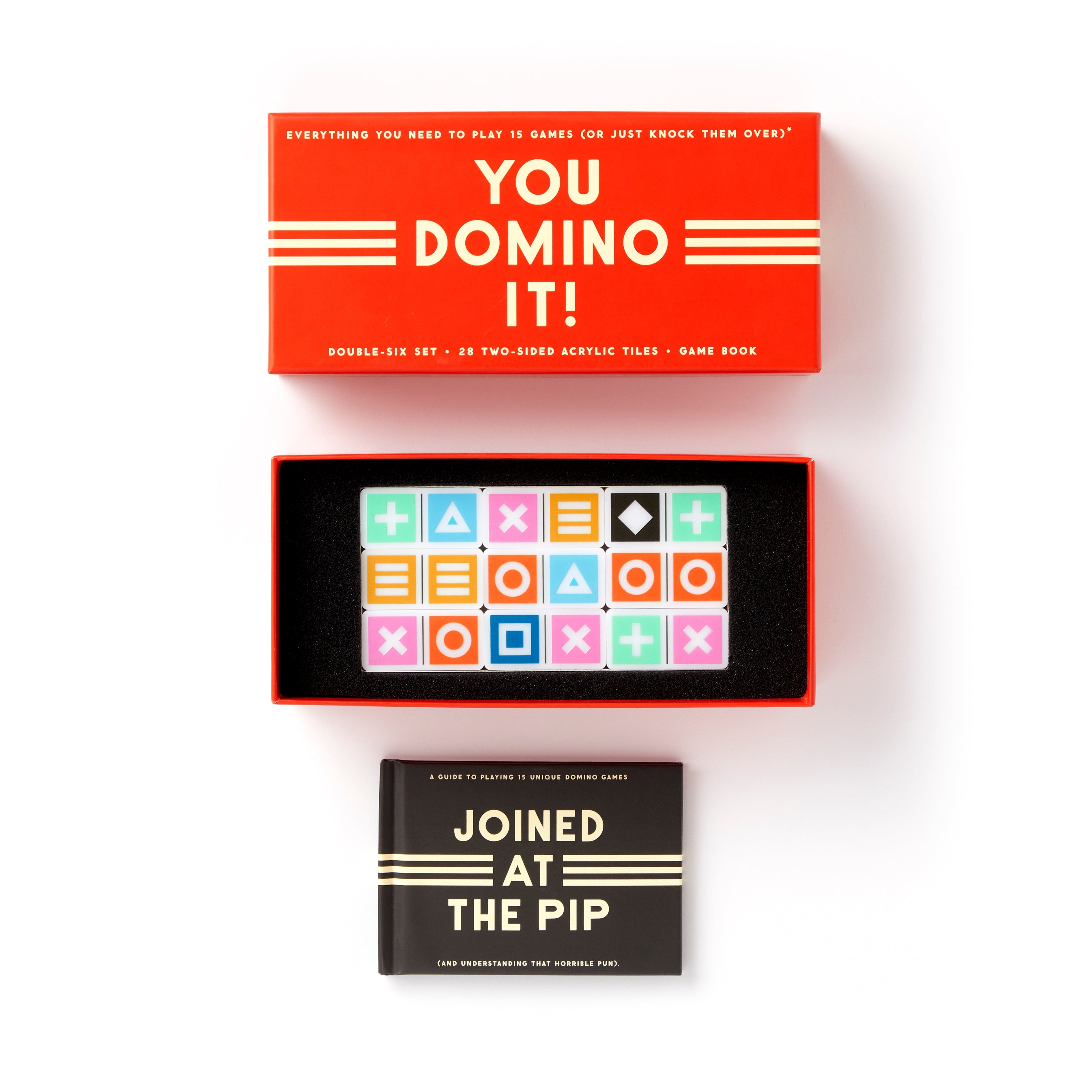 You Domino It! Acrylic Domino Game Set | Galison