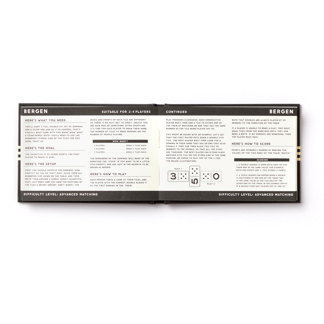 You Domino It! Domino Game Set Brass Monkey 