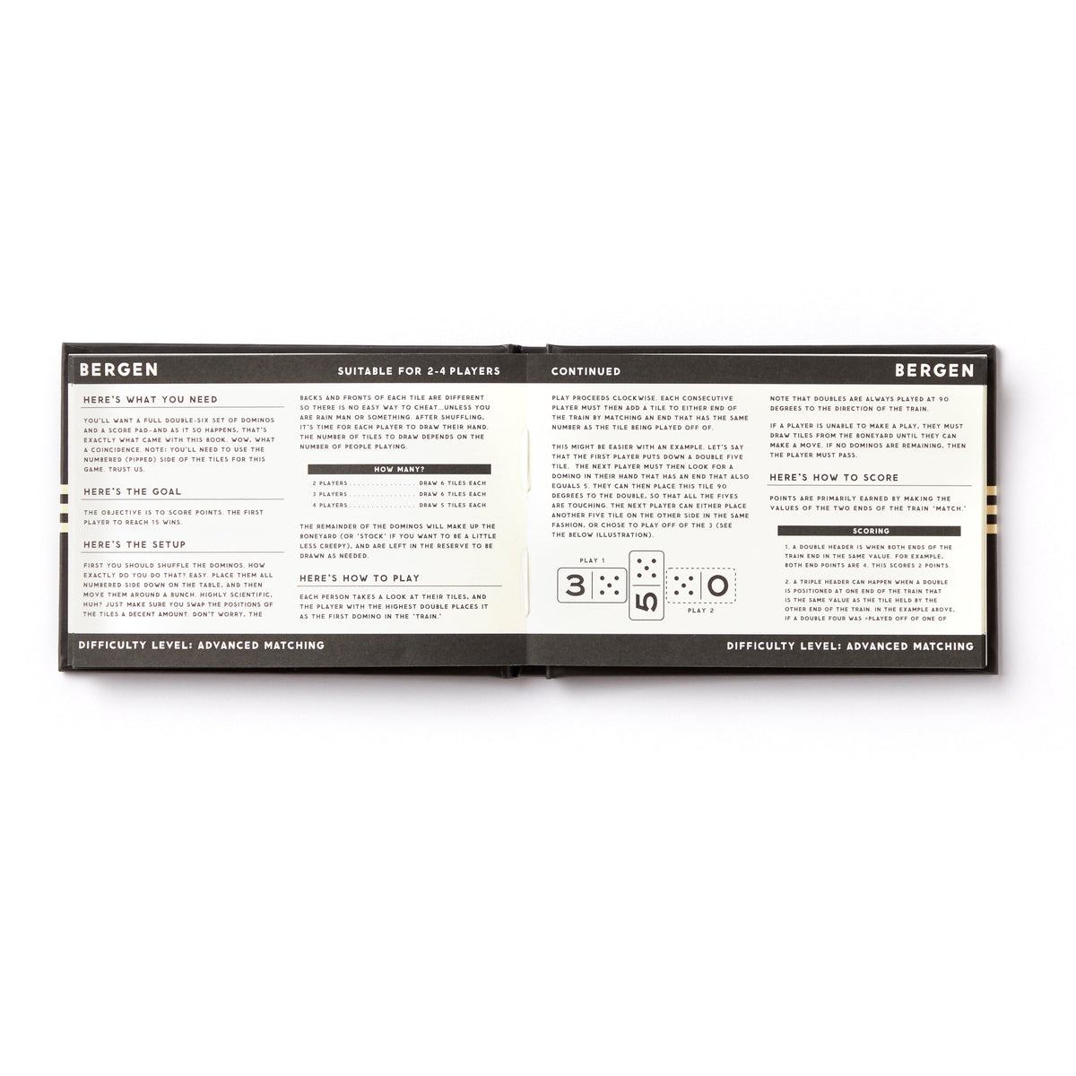 You Domino It! Domino Game Set Brass Monkey 