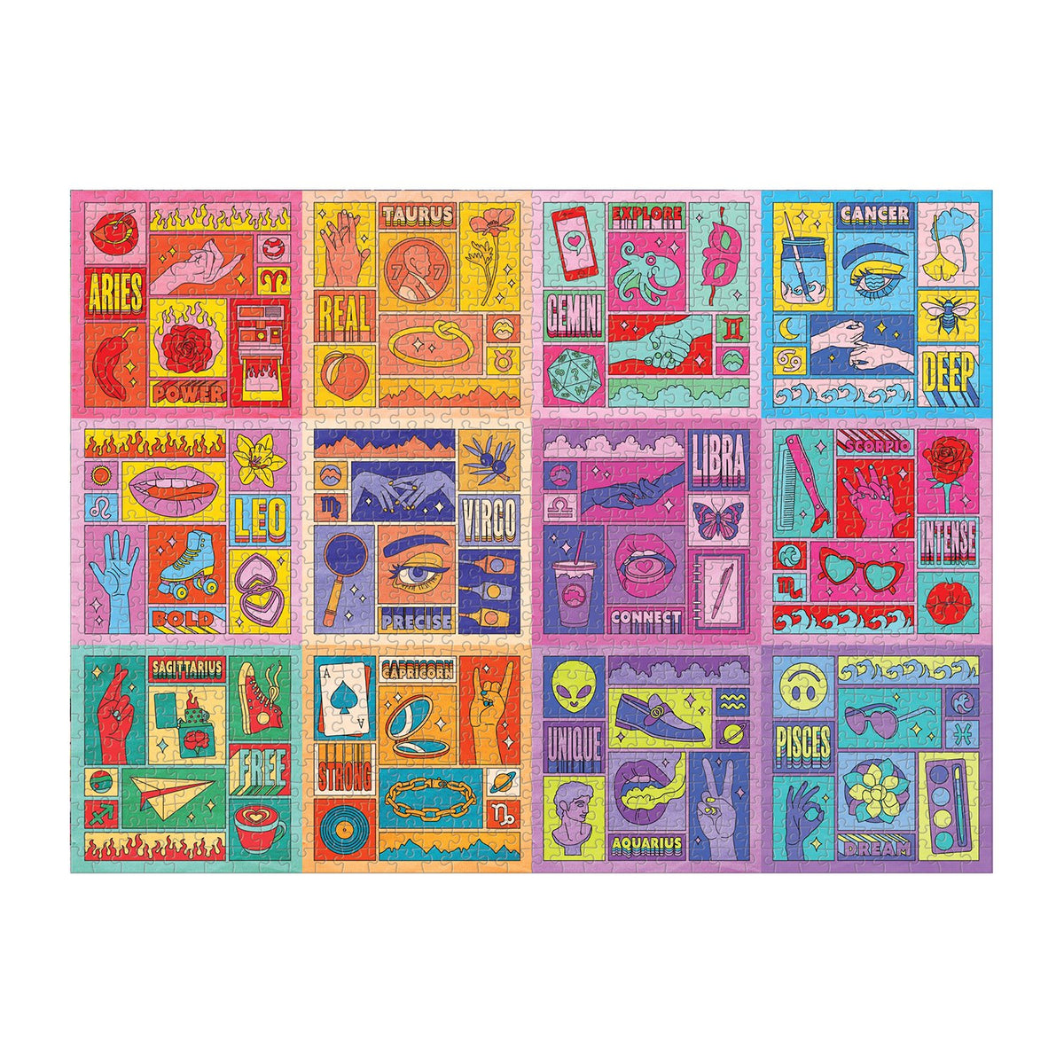 Zodiac Power 1000 Piece Puzzle 1000 Piece Puzzles Galison 
