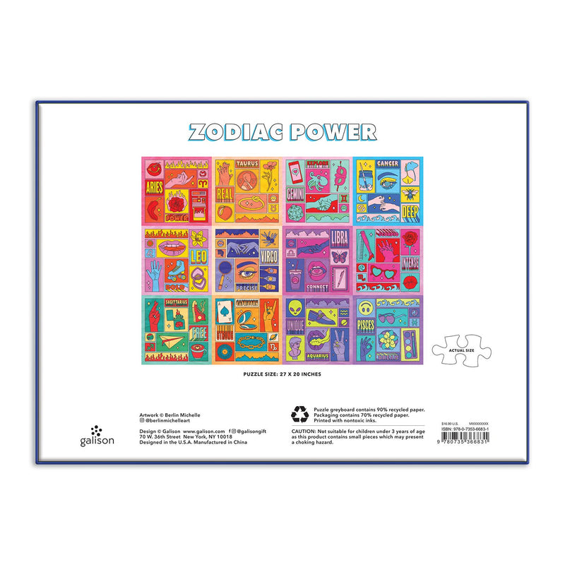 Zodiac Power 1000 Piece Puzzle 1000 Piece Puzzles Galison 